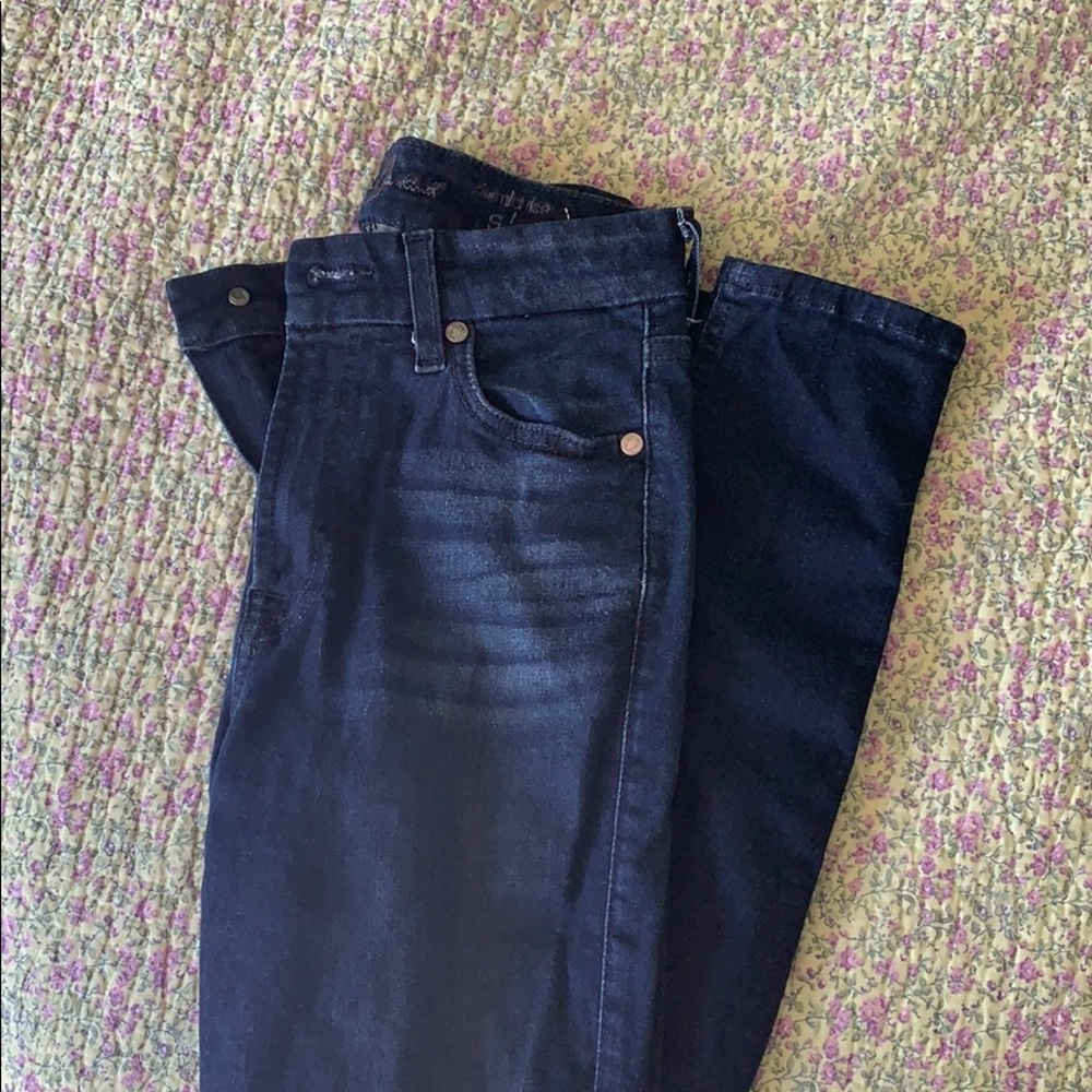 High waist skinny jeans
